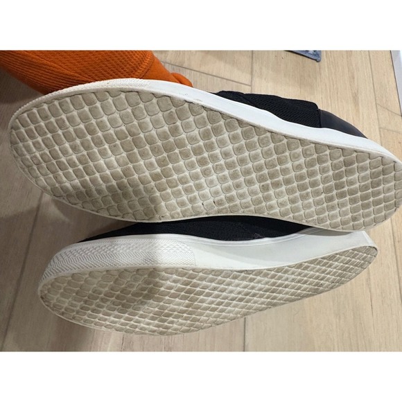 Steve Madden Black Wedge Sneaker Booties Side Zip Women's Shoes - Picture 2 of 7